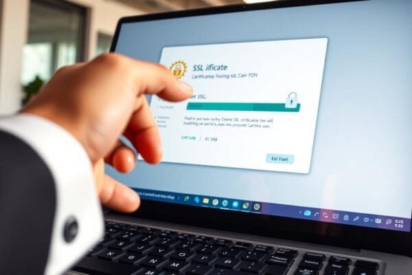 SSL certificate installation