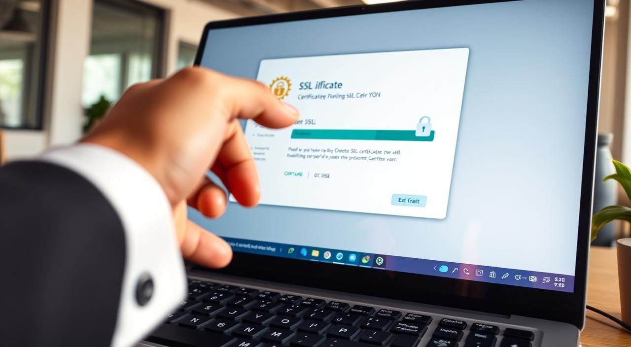 SSL certificate installation